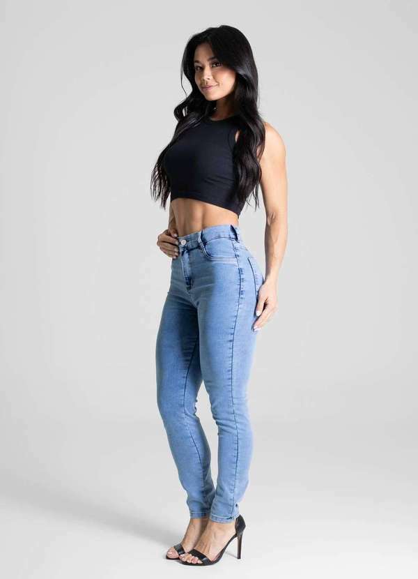 Sawary - Calça Jeans Sawary Cigarrete - 281225 Azul 3