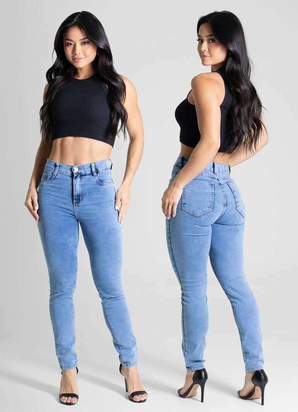 Sawary - Calça Jeans Sawary Cigarrete - 281225 Azul 6