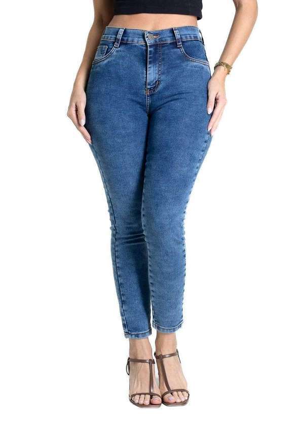 Sawary - Calça Jeans Sawary Cigarrete - 281615 Azul