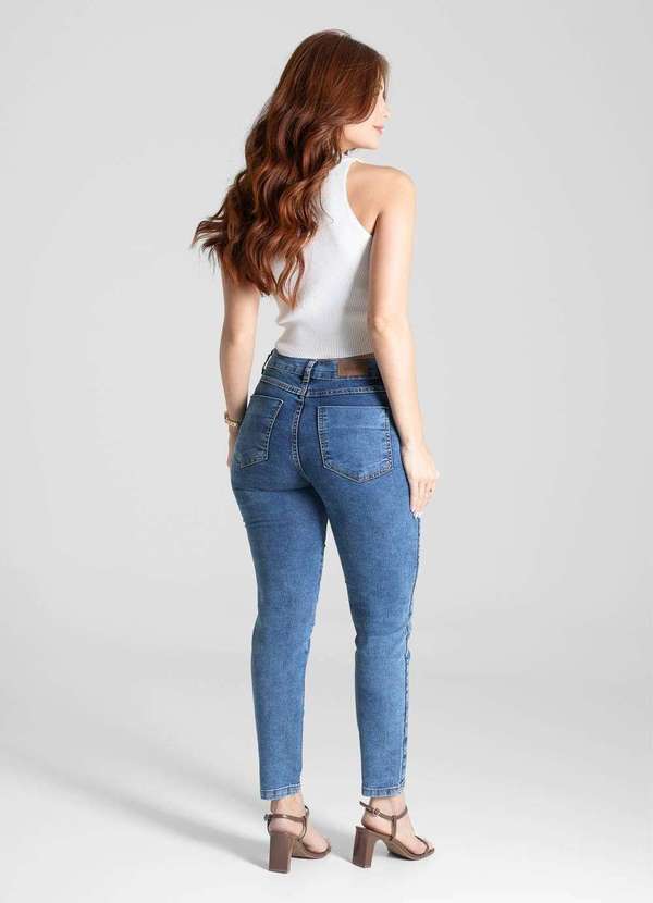 Sawary - Calça Jeans Sawary Cigarrete - 281625 Azul 4