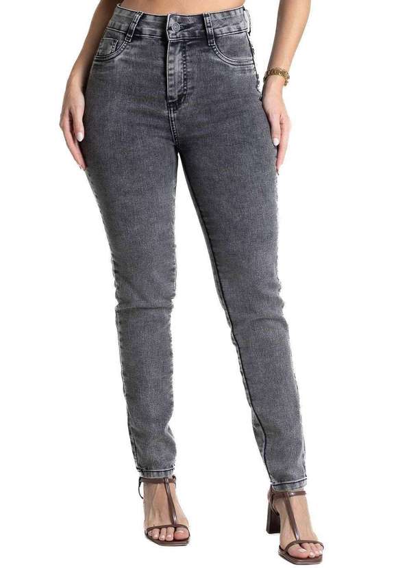 Sawary - Calça Jeans Sawary Cigarrete - 281893 Preto