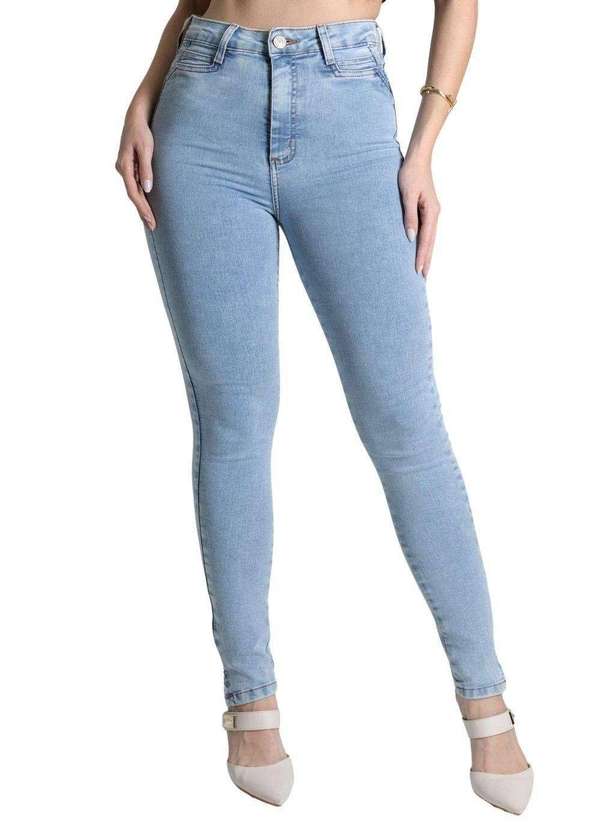 Sawary - Calça Jeans Sawary Cigarrete Azul