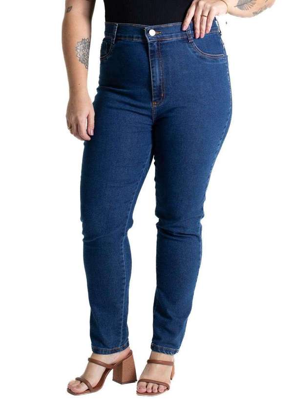Sawary - Calça Jeans Sawary Cigarrete Plus Size - 280632 Azul 7