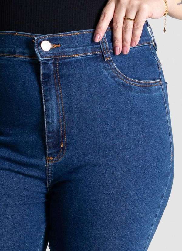 Sawary - Calça Jeans Sawary Cigarrete Plus Size - 280632 Azul 3
