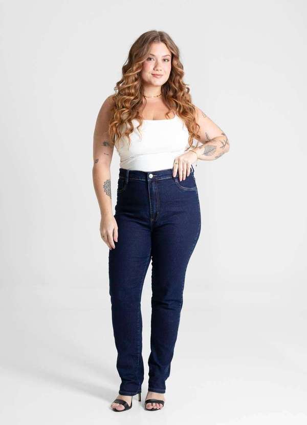 Sawary - Calça Jeans Sawary Cigarrete Plus Size - 280845 Azul 2