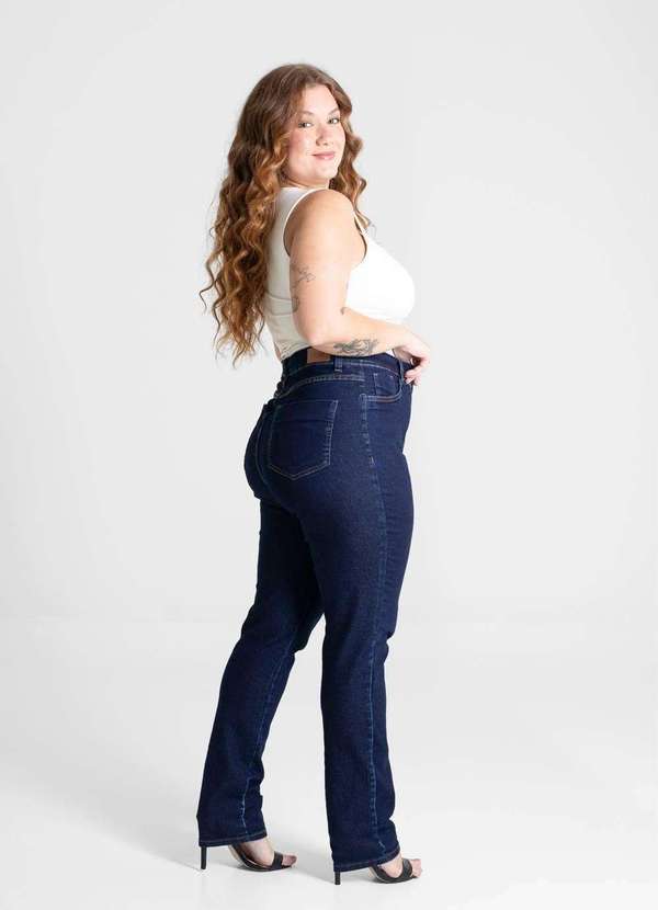 Sawary - Calça Jeans Sawary Cigarrete Plus Size - 280845 Azul 3
