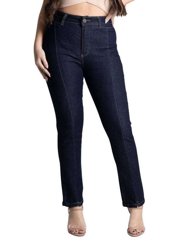Sawary - Calça Jeans Sawary Cropped - 277333 Azul