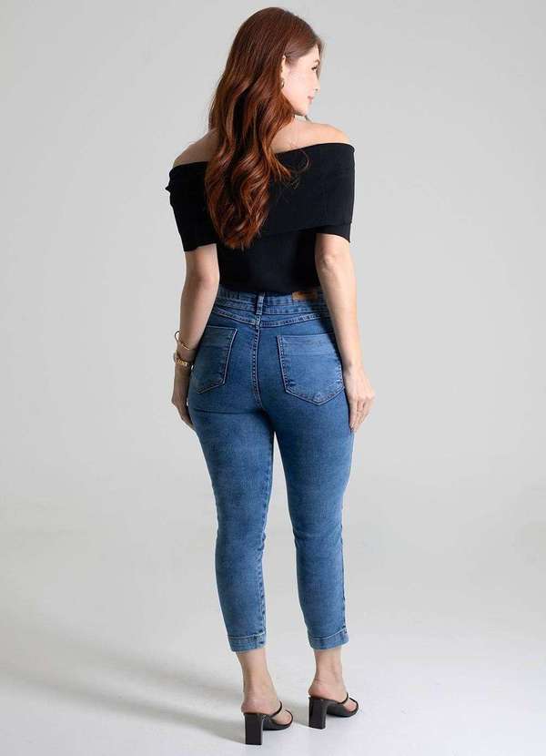 Sawary - Calça Jeans Sawary Cropped - 279755 Azul 3