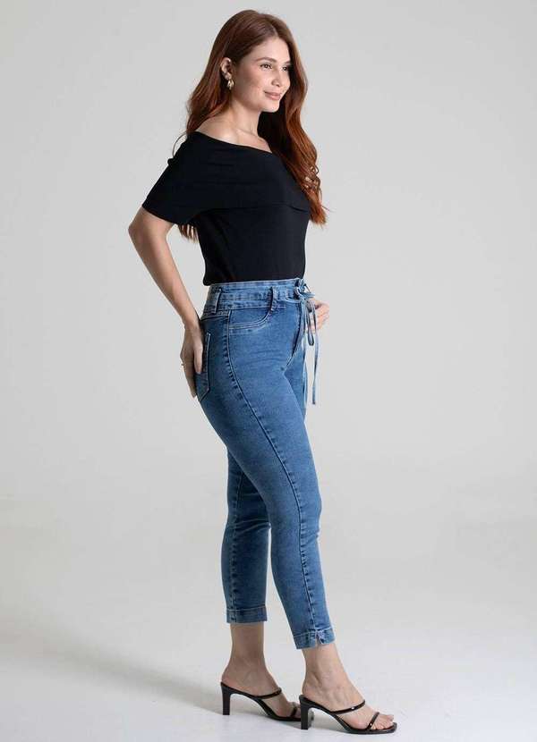 Sawary - Calça Jeans Sawary Cropped - 279755 Azul 6