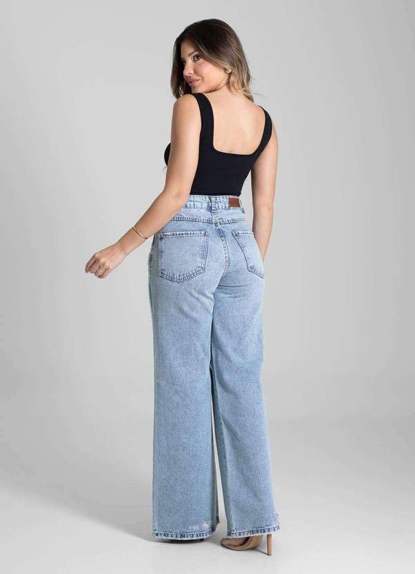 Sawary - Calça Jeans Sawary Extra Wide Leg - 281544 Azul 4