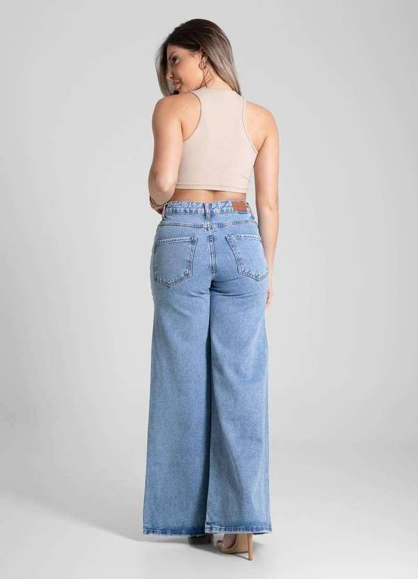 Sawary - Calça Jeans Sawary Extra Wide Leg - 281604 Azul 4