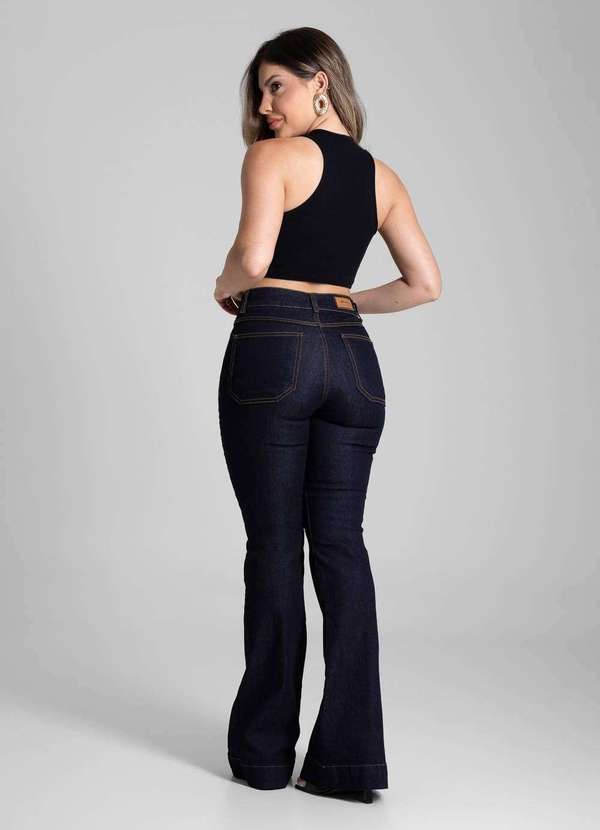 Sawary - Calça Jeans Sawary Flare - 281808 Azul 4