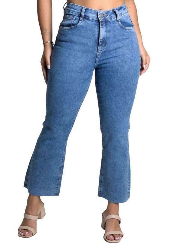 Sawary - Calça Jeans Sawary Flare Azul