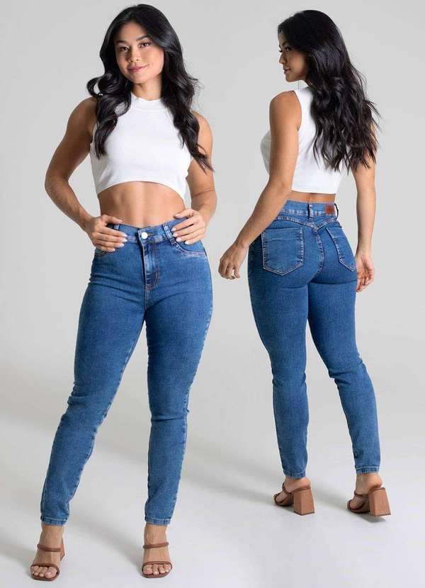 Sawary - Calça Jeans Sawary Heart - 279549 Azul 6