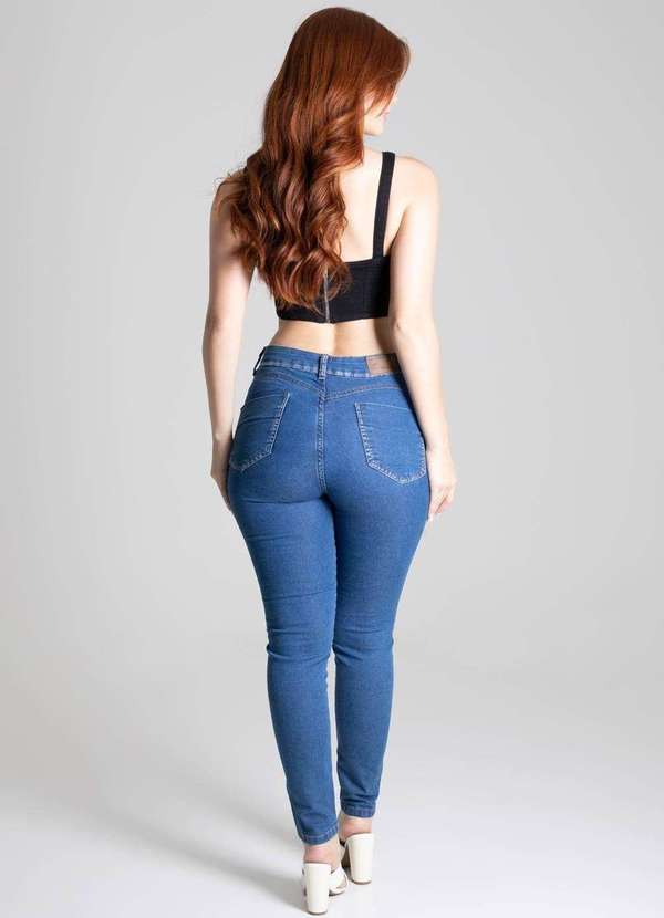 Sawary - Calça Jeans Sawary Heart Azul 4