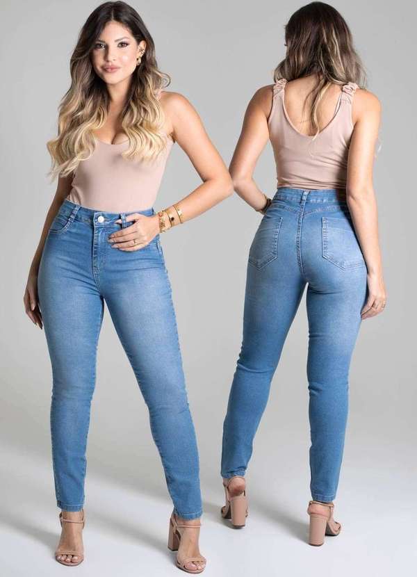 Sawary - Calça Jeans Sawary Heart Azul 2