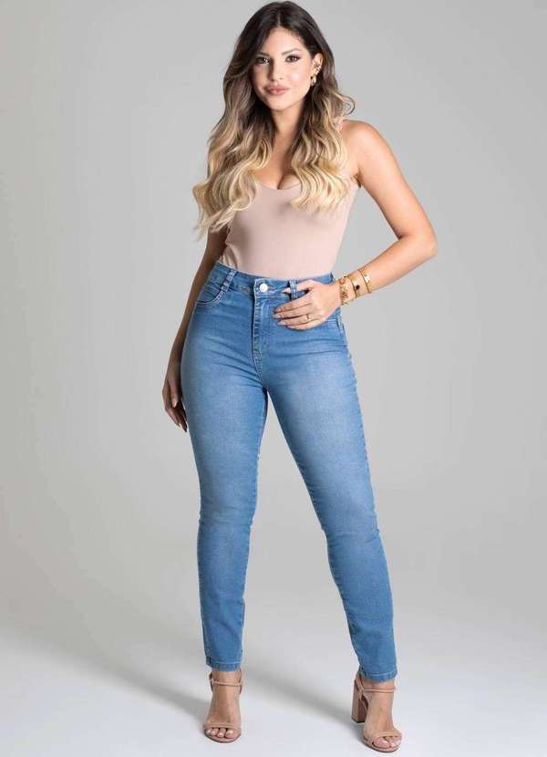 Sawary - Calça Jeans Sawary Heart Azul 3