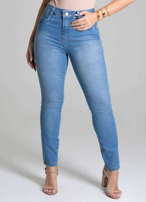Sawary - Calça Jeans Sawary Heart Azul 6