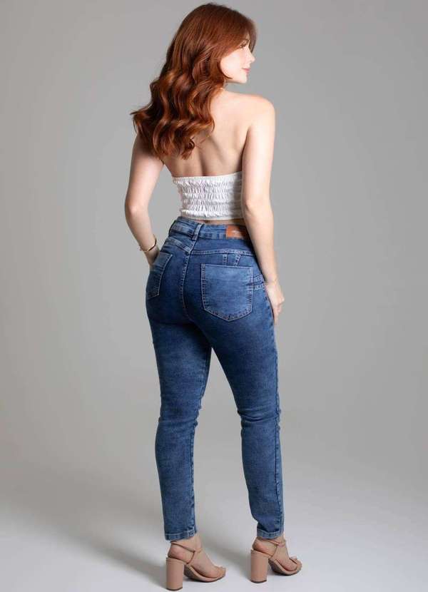 Sawary - Calça Jeans Sawary Levanta Bumbum - 278100 Azul 4