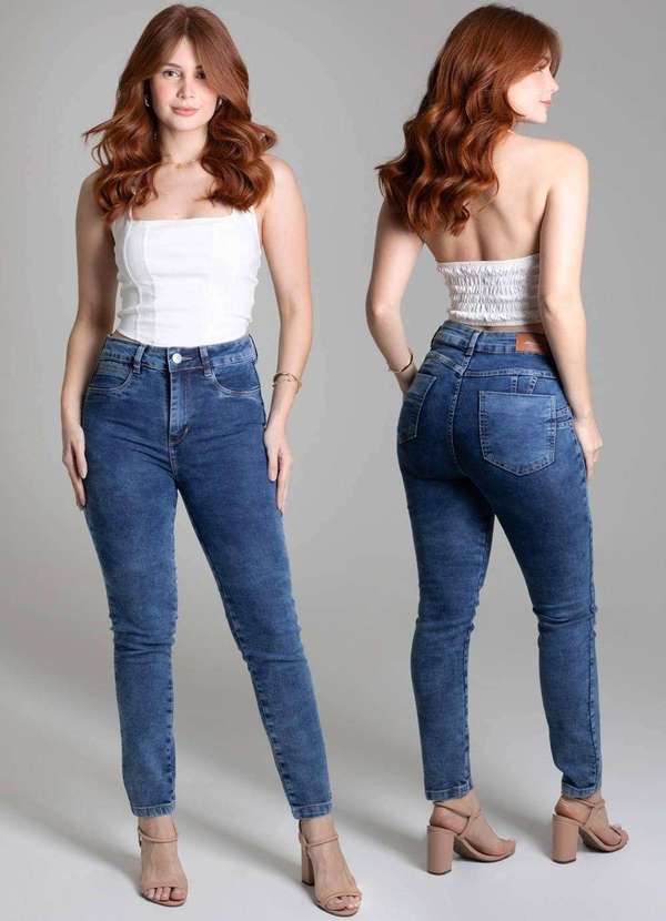 Sawary - Calça Jeans Sawary Levanta Bumbum - 278100 Azul 6