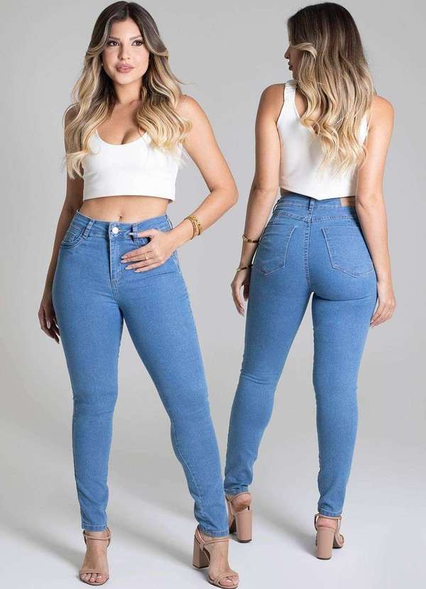 Sawary - Calça Jeans Sawary Levanta Bumbum - 278700 Azul 6