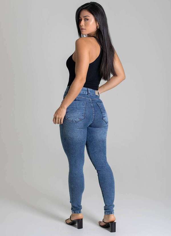 Sawary - Calça Jeans Sawary Levanta Bumbum - 278963 Azul 4