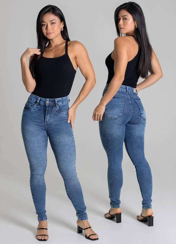 Sawary - Calça Jeans Sawary Levanta Bumbum - 278963 Azul 6