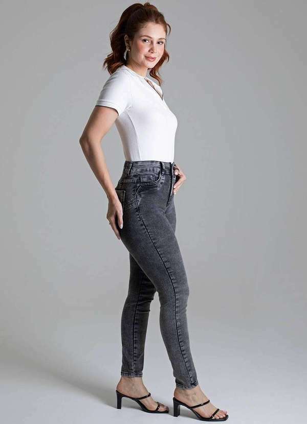 Sawary - Calça Jeans Sawary Levanta Bumbum - 279223 Preto 3