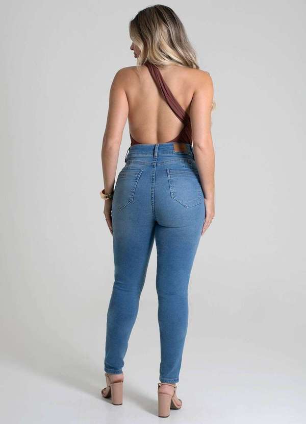 Sawary - Calça Jeans Sawary Levanta Bumbum - 279300 Azul 4