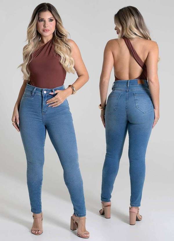 Sawary - Calça Jeans Sawary Levanta Bumbum - 279300 Azul 6