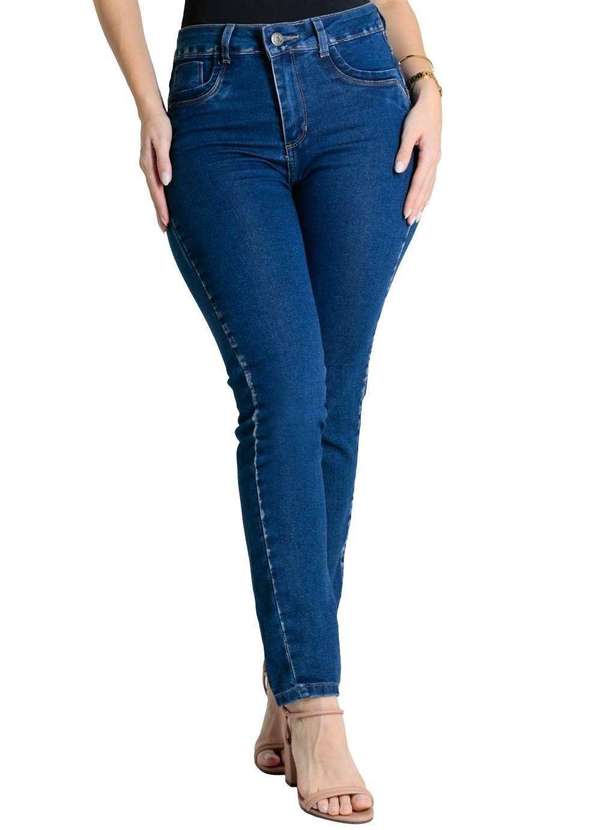 Sawary - Calça Jeans Sawary Levanta Bumbum - 280417 Azul