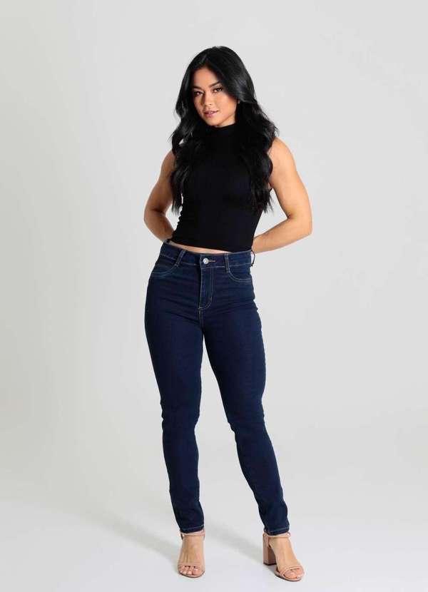 Sawary - Calça Jeans Sawary Levanta Bumbum - 280449 Azul 2