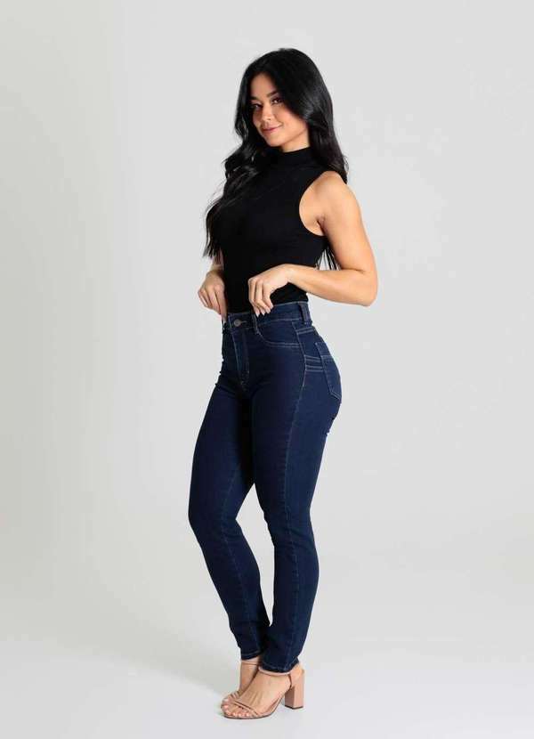 Sawary - Calça Jeans Sawary Levanta Bumbum - 280449 Azul 3