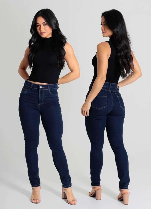 Sawary - Calça Jeans Sawary Levanta Bumbum - 280449 Azul 6
