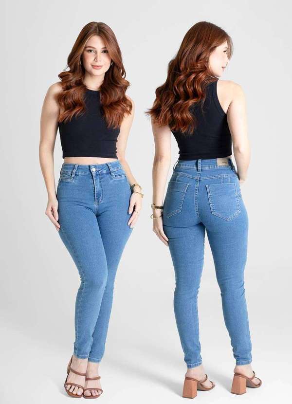 Sawary - Calça Jeans Sawary Levanta Bumbum - 280643 Azul 6