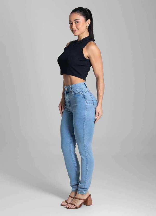 Sawary - Calça Jeans Sawary Levanta Bumbum - 280699 Azul 3