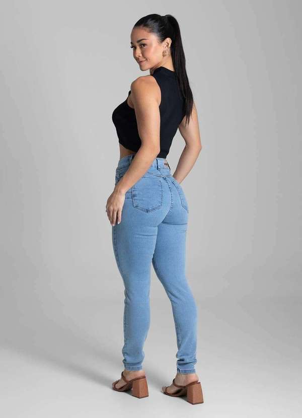 Sawary - Calça Jeans Sawary Levanta Bumbum - 280699 Azul 4