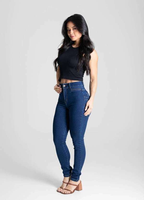Sawary - Calça Jeans Sawary Levanta Bumbum - 280764 Azul 3