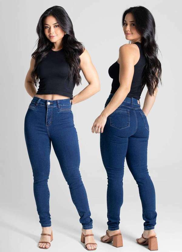 Sawary - Calça Jeans Sawary Levanta Bumbum - 280764 Azul 5
