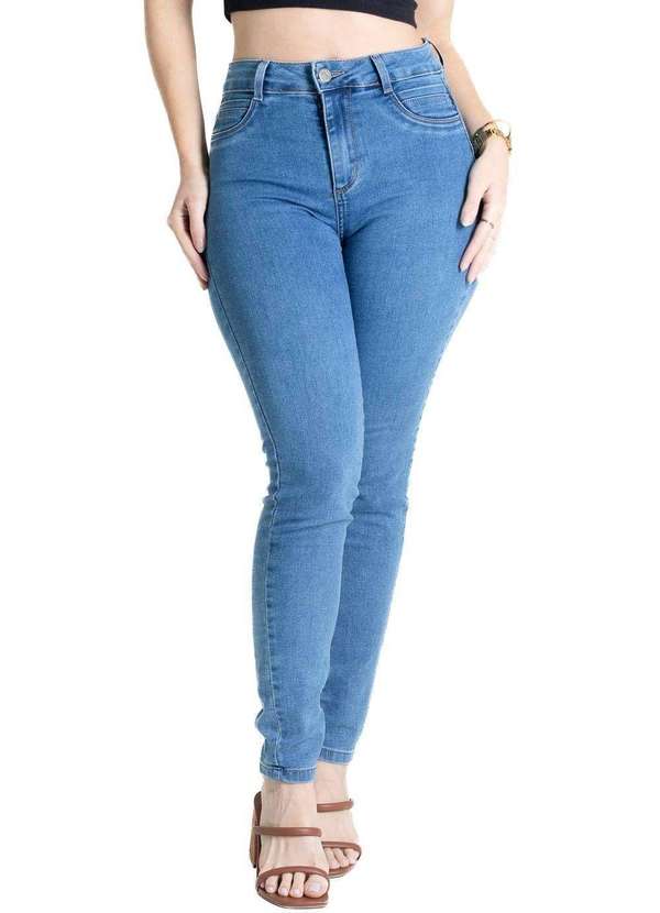 Sawary - Calça Jeans Sawary Levanta Bumbum - 280782 Azul