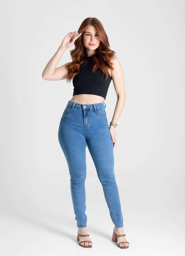 Sawary - Calça Jeans Sawary Levanta Bumbum - 280782 Azul 2