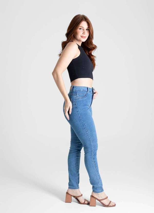 Sawary - Calça Jeans Sawary Levanta Bumbum - 280782 Azul 3