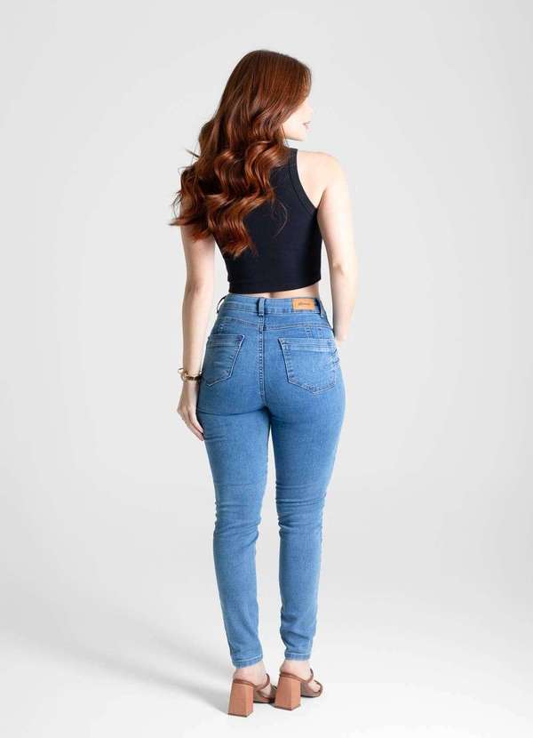 Sawary - Calça Jeans Sawary Levanta Bumbum - 280782 Azul 4