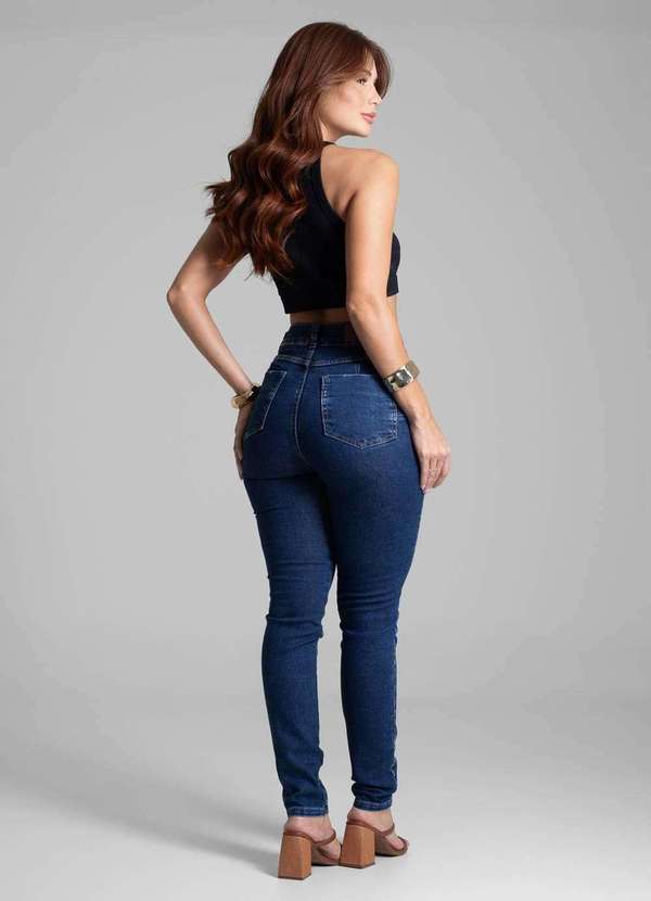 Sawary - Calça Jeans Sawary Levanta Bumbum - 280785 Azul 4