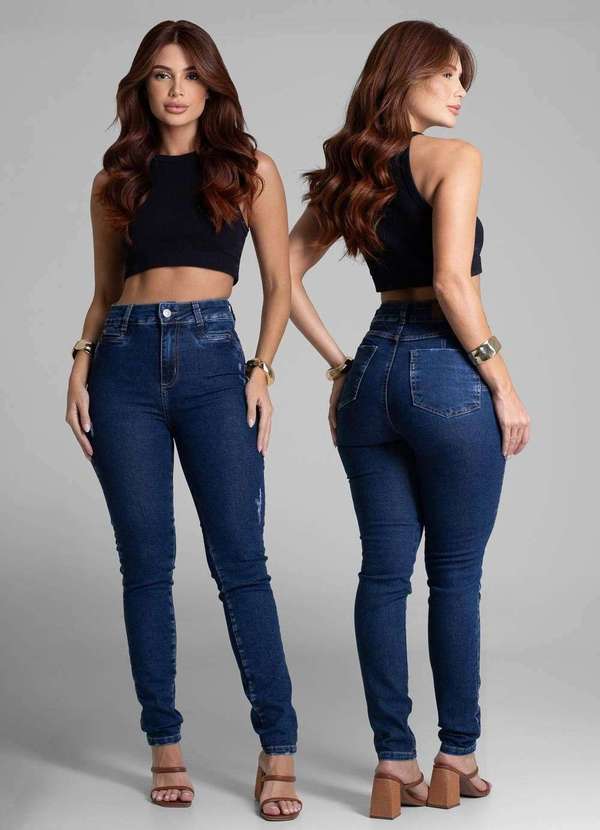 Sawary - Calça Jeans Sawary Levanta Bumbum - 280785 Azul 6
