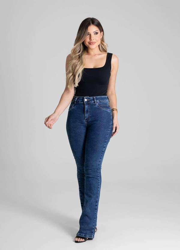 Sawary - Calça Jeans Sawary Levanta Bumbum - 280911 Azul 2
