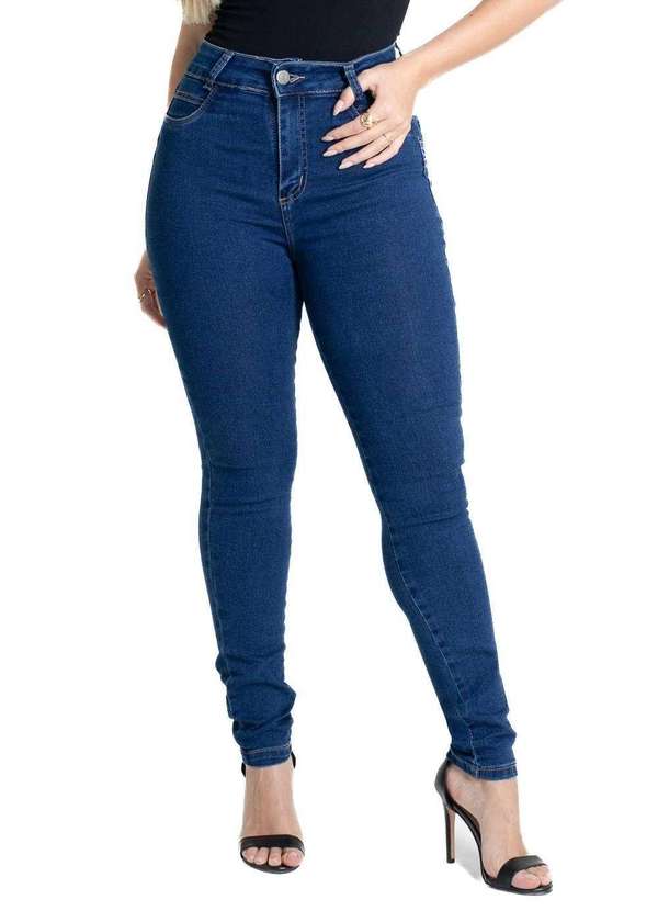 Sawary - Calça Jeans Sawary Levanta Bumbum - 280913 Azul