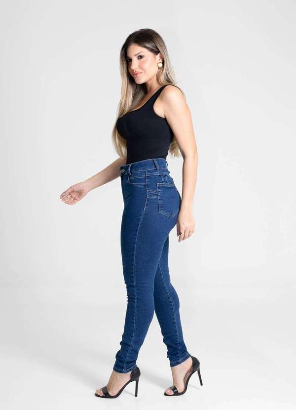 Sawary - Calça Jeans Sawary Levanta Bumbum - 280913 Azul 3