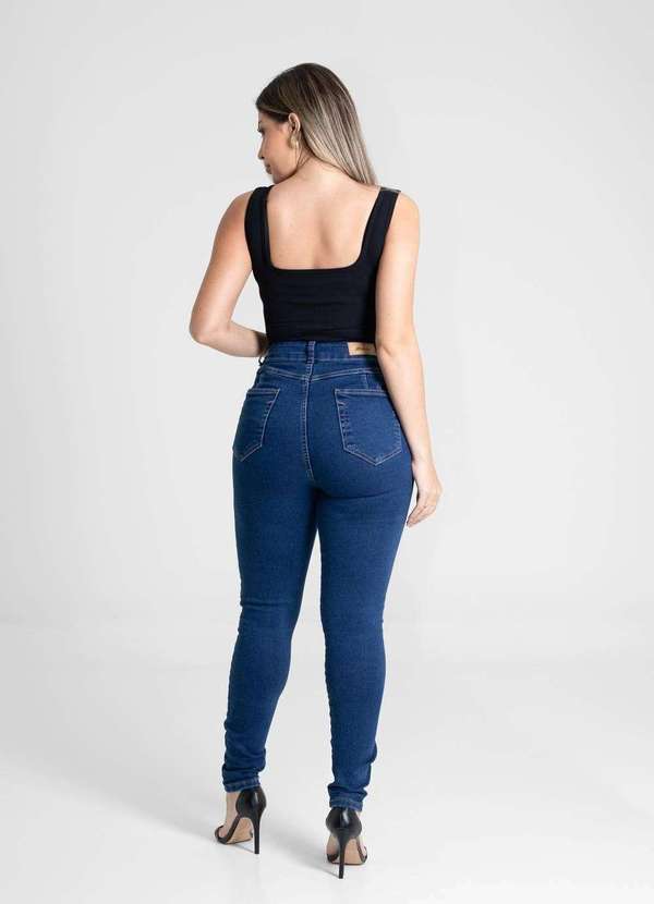 Sawary - Calça Jeans Sawary Levanta Bumbum - 280913 Azul 4