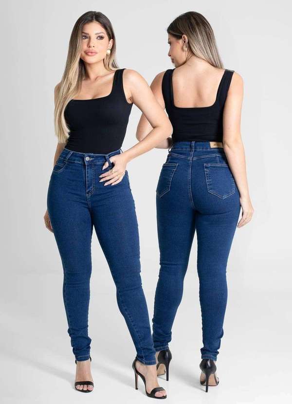 Sawary - Calça Jeans Sawary Levanta Bumbum - 280913 Azul 6